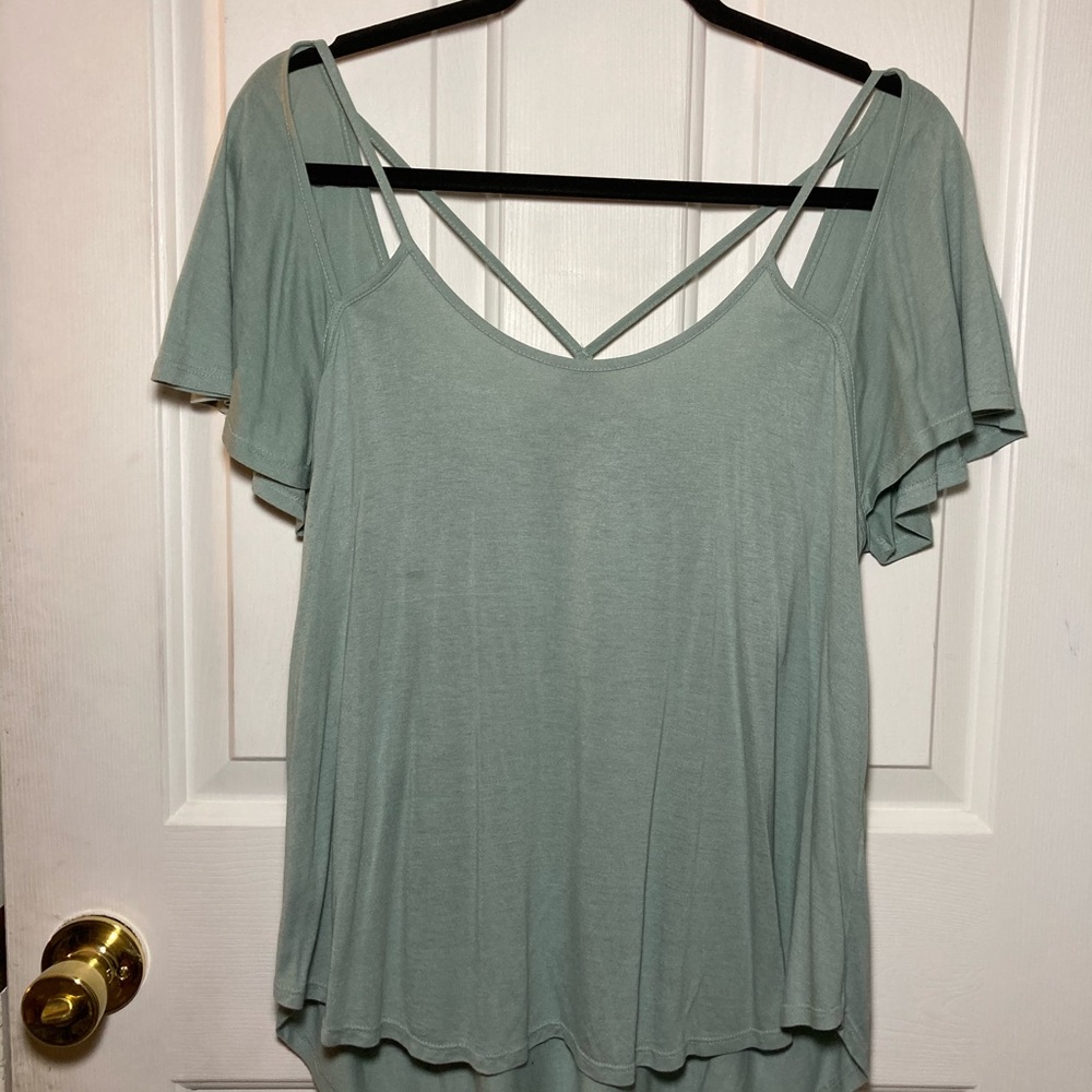 Forever 21 women’s cross neck t-shirt